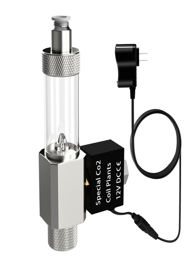 FZONE All-in-One CO₂ Solenoid Valve with Bubble Counter for CO₂ Aquarium System, Screw Connection - Image 1